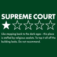 Supreme Court One Star Do Not Recommend Womens T-Shirt