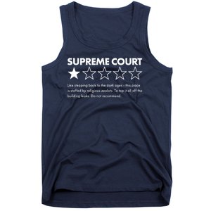 Supreme Court One Star Do Not Recommend Tank Top