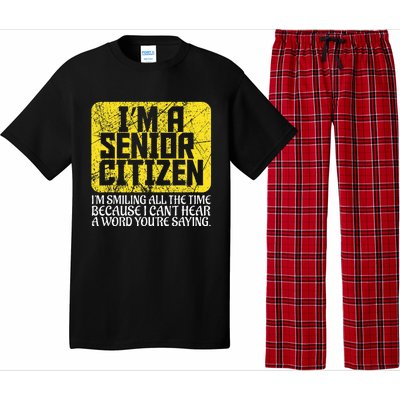 Senior Citizen Old People Hard Of Hearing Elderly Gift Pajama Set