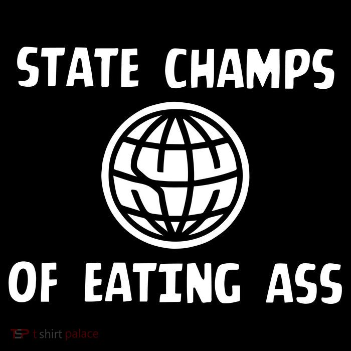 State Champ Of Eating Ass Pom Pom 12in Knit Beanie