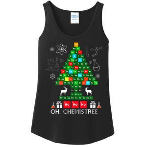 Science Christmas  Oh Chemist Tree Chemistree Chemistry Ladies Essential Tank