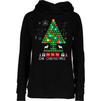 Science Christmas  Oh Chemist Tree Chemistree Chemistry Womens Funnel Neck Pullover Hood