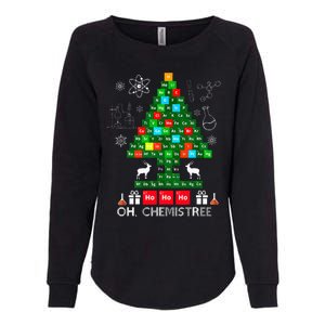 Science Christmas  Oh Chemist Tree Chemistree Chemistry Womens California Wash Sweatshirt