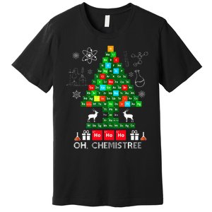 Science Christmas  Oh Chemist Tree Chemistree Chemistry Premium T-Shirt