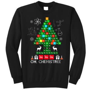 Science Christmas  Oh Chemist Tree Chemistree Chemistry Tall Sweatshirt