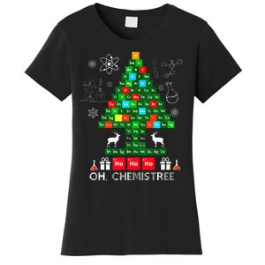 Science Christmas  Oh Chemist Tree Chemistree Chemistry Women's T-Shirt