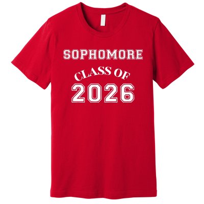 Sophomore Class Of 2026 Back To School Premium T-Shirt