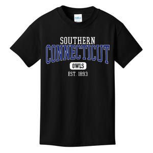 Southern Connecticut Owl Est. Date Kids T-Shirt