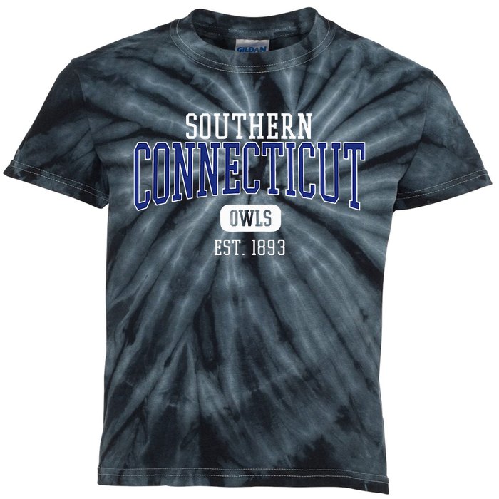 Southern Connecticut Owl Est. Date Kids Tie-Dye T-Shirt