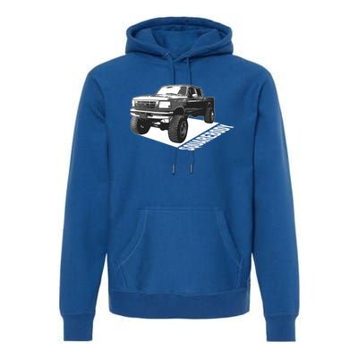 Squarebody Cute Old School Body Car Truck Lover Gift Premium Hoodie