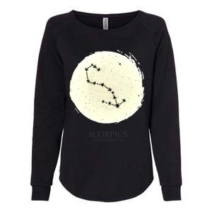 Scorpio Constellation Of The Zodiac Scorpius Star Astrology Gift Womens California Wash Sweatshirt