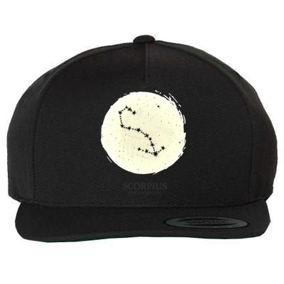 Scorpio Constellation Of The Zodiac Scorpius Star Astrology Gift Wool Snapback Cap