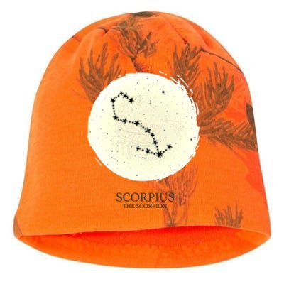 Scorpio Constellation Of The Zodiac Scorpius Star Astrology Gift Kati - Camo Knit Beanie