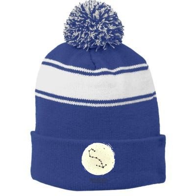 Scorpio Constellation Of The Zodiac Scorpius Star Astrology Gift Stripe Pom Pom Beanie