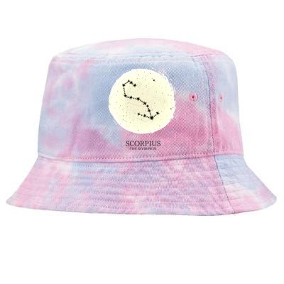 Scorpio Constellation Of The Zodiac Scorpius Star Astrology Gift Tie-Dyed Bucket Hat