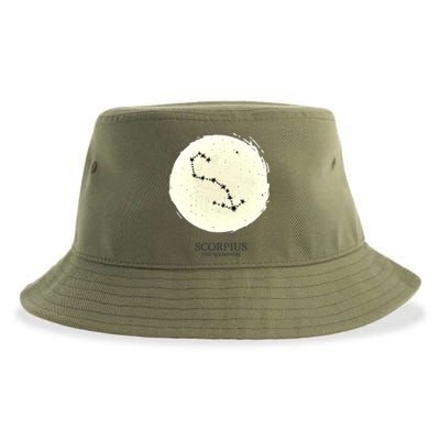 Scorpio Constellation Of The Zodiac Scorpius Star Astrology Gift Sustainable Bucket Hat