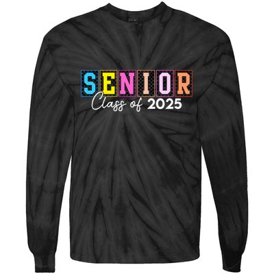 Senior Class Of 2025 Tie-Dye Long Sleeve Shirt