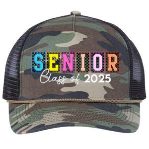 Senior Class Of 2025 Retro Rope Trucker Hat Cap