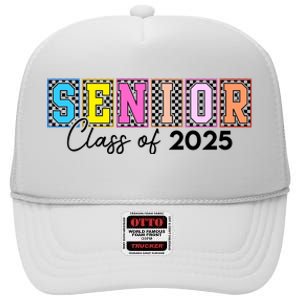 Senior Class Of 2025 High Crown Mesh Back Trucker Hat