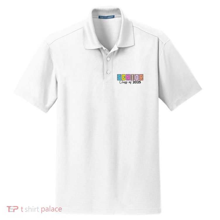 Senior Class Of 2025 Dry Zone Grid Polo