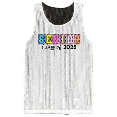 Senior Class Of 2025 Mesh Reversible Basketball Jersey Tank