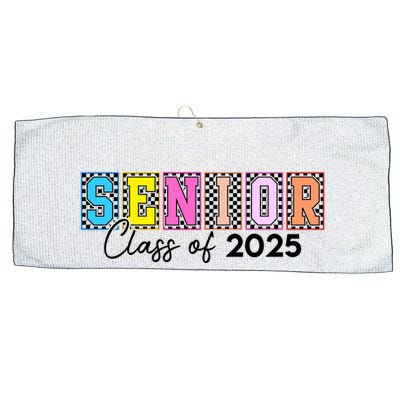 Senior Class Of 2025 Large Microfiber Waffle Golf Towel