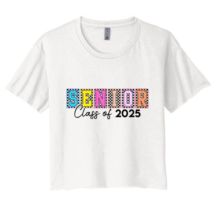 Senior Class Of 2025 Women's Crop Top Tee