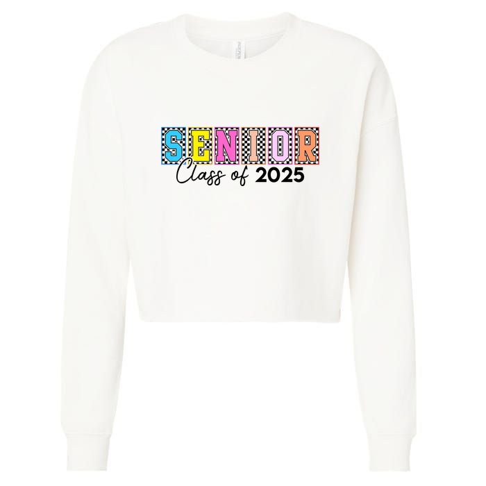 Senior Class Of 2025 Cropped Pullover Crew