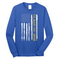 Senior Class Of 2030 Patriotic American Flag Graduation Gift Long Sleeve Shirt