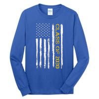 Senior Class Of 2030 Patriotic American Flag Graduation Gift Tall Long Sleeve T-Shirt