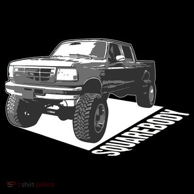 Squarebody Cute Old School Body Car Truck Lover Gift T-Shirt