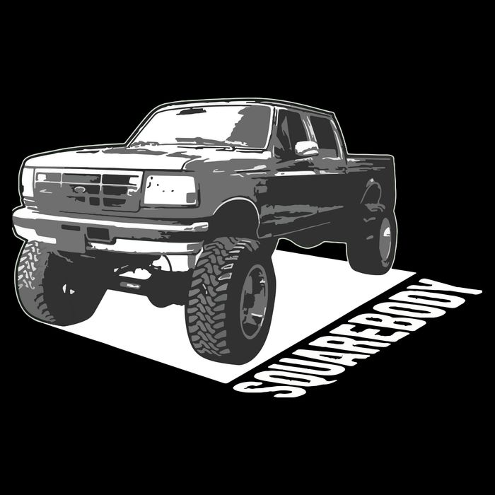 Squarebody Cute Old School Body Car Truck Lover Gift T-Shirt