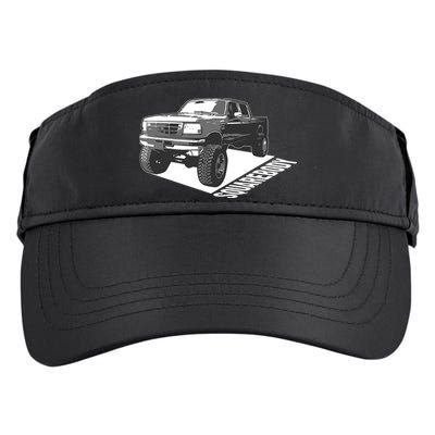 Squarebody Cute Old School Body Car Truck Lover Gift Adult Drive Performance Visor