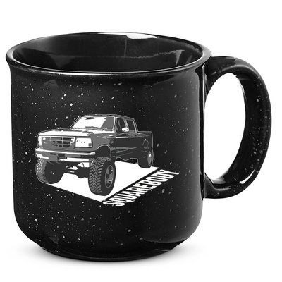 Squarebody Cute Old School Body Car Truck Lover Gift 15oz Campfire Ceramic Mug