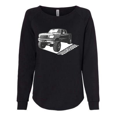 Squarebody Cute Old School Body Car Truck Lover Gift Womens California Wash Sweatshirt