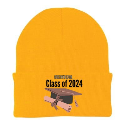 Senior Class Of 2024 Knit Cap Winter Beanie