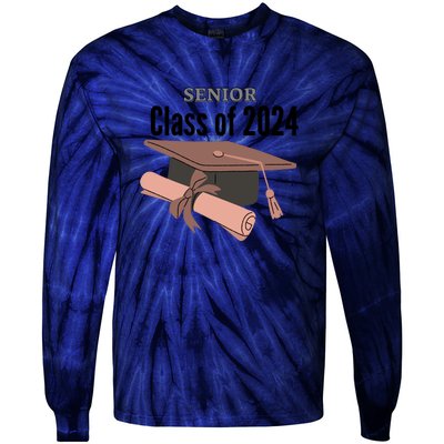 Senior Class Of 2024 Tie-Dye Long Sleeve Shirt