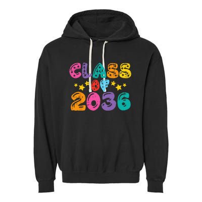 Stars Class Of 2036 Grow With Me Garment-Dyed Fleece Hoodie