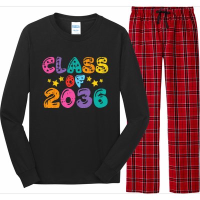 Stars Class Of 2036 Grow With Me Long Sleeve Pajama Set