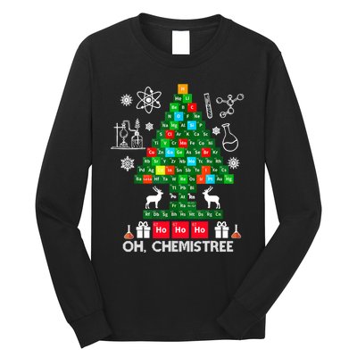 Science Christmas Oh Chemist Tree Chemistree Long Sleeve Shirt