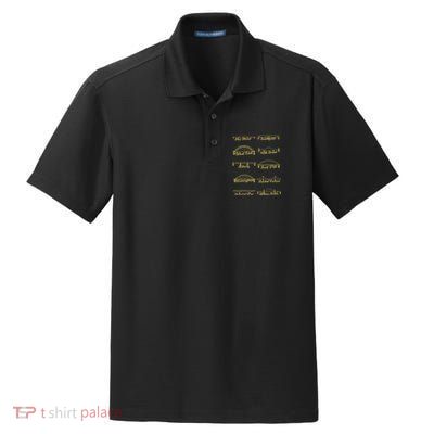 Steel City of Pittsburgh Bridges 412 Black and Yellow PGH Dry Zone Grid Polo