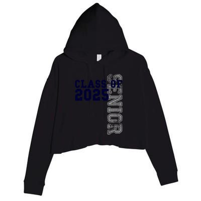Senior Class Of 2025 Graduation 2025 Meaningful Gift Crop Fleece Hoodie