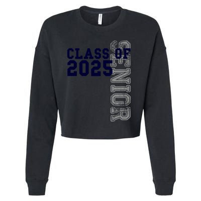 Senior Class Of 2025 Graduation 2025 Meaningful Gift Cropped Pullover Crew