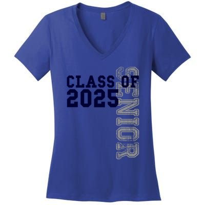 Senior Class Of 2025 Graduation 2025 Meaningful Gift Women's V-Neck T-Shirt