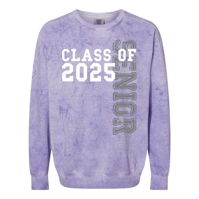 Senior Class Of 2025 Graduation 2025 Hoodie Colorblast Crewneck Sweatshirt