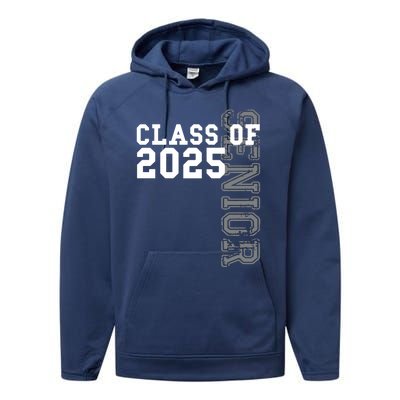 Senior Class Of 2025 Graduation 2025 Hoodie Performance Fleece Hoodie