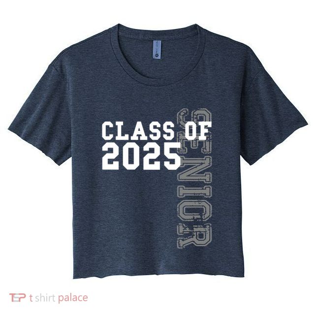 Senior Class Of 2025 Graduation 2025 Hoodie Crop Top