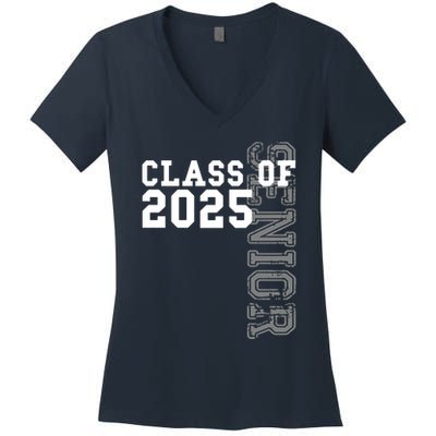 Senior Class Of 2025 Graduation 2025 Hoodie Women's V-Neck T-Shirt