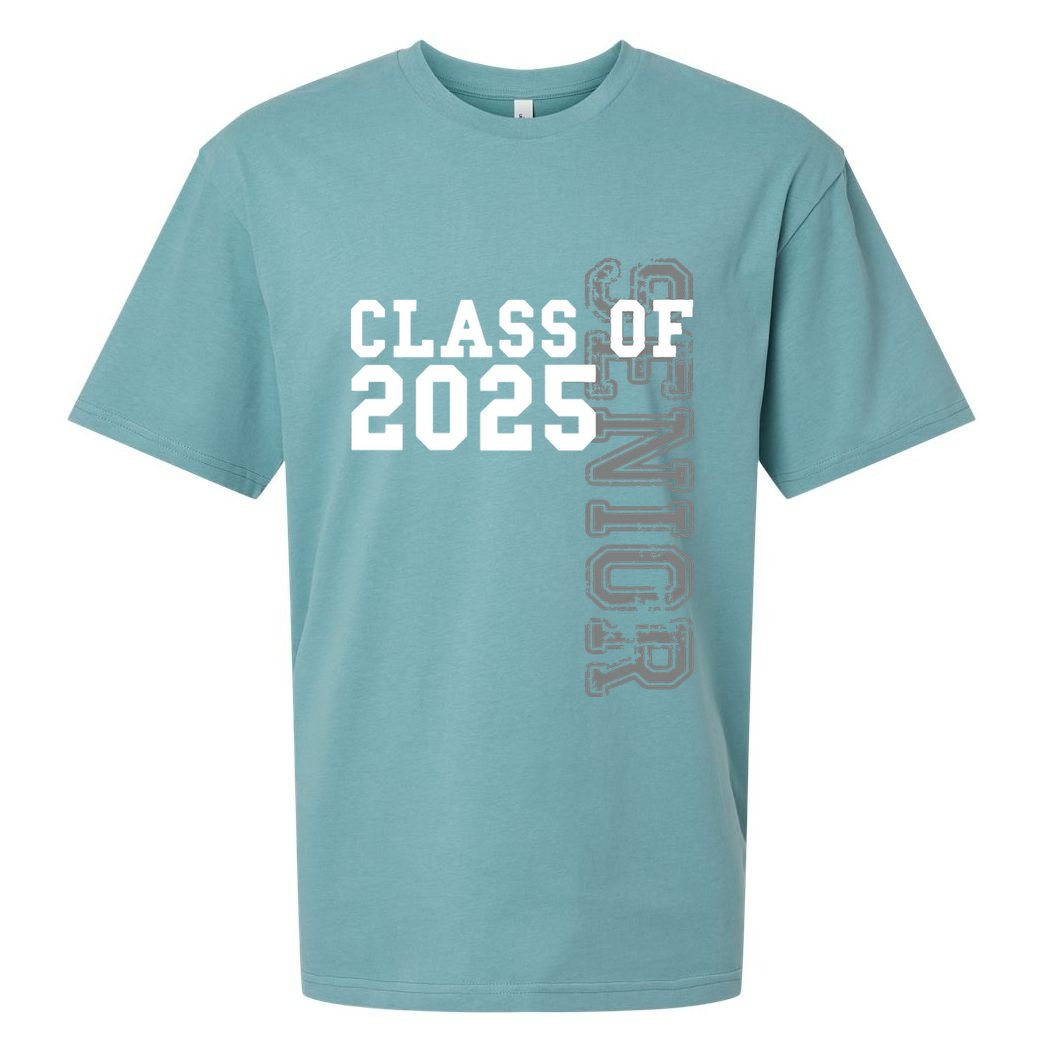 Senior Class Of 2025 Graduation 2025 Hoodie Sueded Cloud Jersey T-Shirt