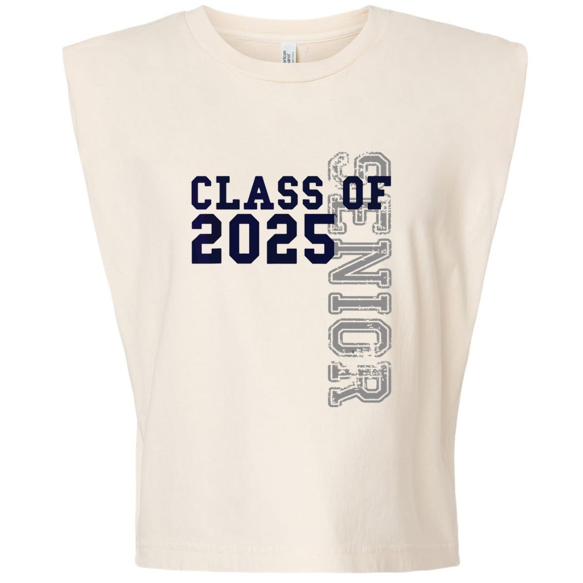 Senior Class Of 2025 Graduation 2025 Garment-Dyed Women's Muscle Tee